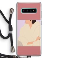 Cosy: Samsung Galaxy S10 Plus Transparant Hoesje met koord