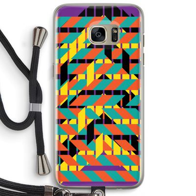 Skew Bee 2: Samsung Galaxy S7 Edge Transparant Hoesje met koord