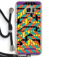 Skew Bee 2: Samsung Galaxy S7 Edge Transparant Hoesje met koord