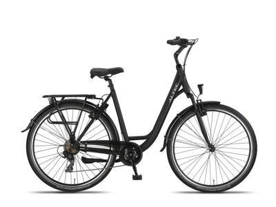 Altec Verona 28 inch 52 cm dames 7v v-brakes matzwart