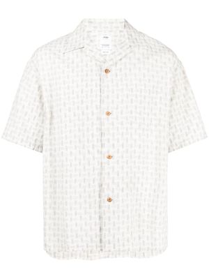 visvim chemise imprimée à manches courtes - Blanc