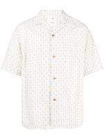 visvim chemise imprimée à manches courtes - Blanc - thumbnail