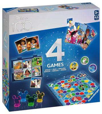 Ravensburger Disney 100 4 in 1 spellen