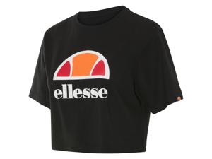 Ellesse Dames T-shirt of croptop (zwart (crop-top), M)