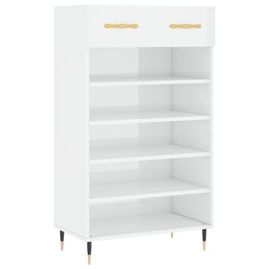 The Living Store Schoenenkast - Elegant - 60 x 35 x 105 cm - Hoge Kwaliteit - Opbergruimte