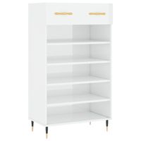 The Living Store Schoenenkast - Elegant - 60 x 35 x 105 cm - Hoge Kwaliteit - Opbergruimte