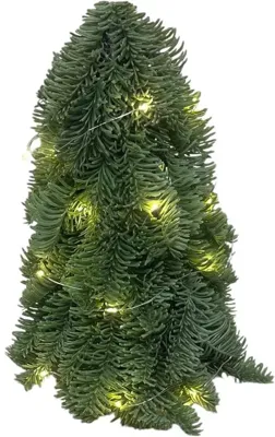 Nobilis kunstboom 30cm met verlichting