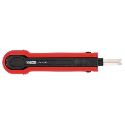 KS Tools 154.0113 Kabelontgrendelingsgereedschap voor platte stekkerhulzen 0,6 mm