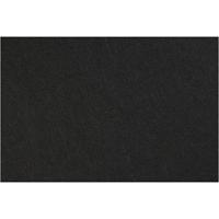 Creativ Company Hobbyvilt, vel 42x60 cm, dikte 3 mm, zwart, 1 vel