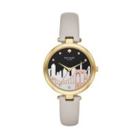 Horlogeband Kate Spade New York KSW1481 Leder Grijs - thumbnail