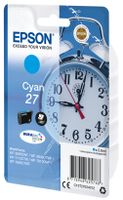 Epson Alarm clock Singlepack Cyan 27 DURABrite Ultra Ink - thumbnail