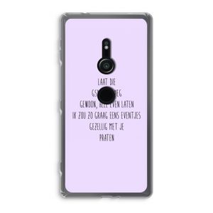 GSM: Sony Xperia XZ2 Transparant Hoesje