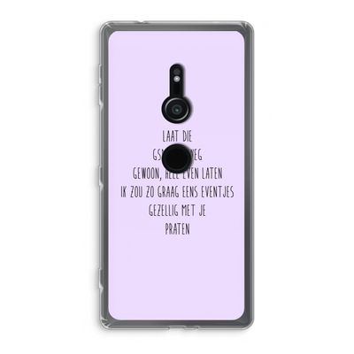 GSM: Sony Xperia XZ2 Transparant Hoesje