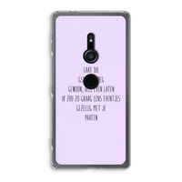 GSM: Sony Xperia XZ2 Transparant Hoesje