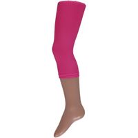 Roze driekwart legging voor meisjes - thumbnail