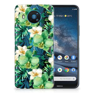 Nokia 8.3 TPU Case Orchidee Groen