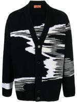 Missoni cardigan en laine à col v - Noir - thumbnail