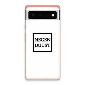 Negenduust vierkant: Google Pixel 6 Transparant Hoesje