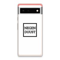 Negenduust vierkant: Google Pixel 6 Transparant Hoesje