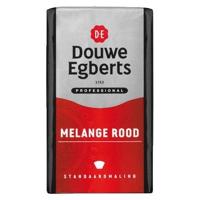 Koffie Douwe Egberts snelfiltermaling Melange Rood 250gr | 24 stuks