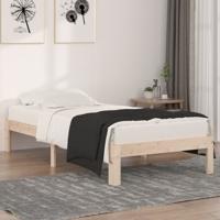 Bedframe massief hout 90x190 cm