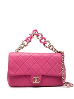 CHANEL Pre-Owned sac à bandoulière matelassé (années 2020) - Rose - thumbnail