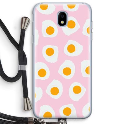 Dancing eggs: Samsung Galaxy J5 (2017) Transparant Hoesje met koord