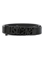 Just Cavalli ceinture en cuir à boucle logo - Noir - thumbnail