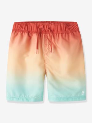 Zwemshort voor jongens met kleurverloop NAME IT koraal
