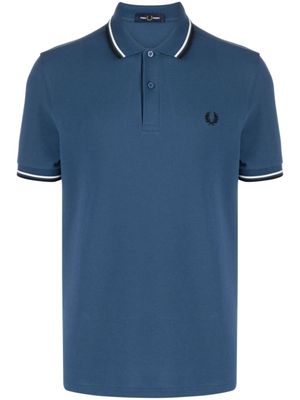 Fred Perry polo à logo brodé - Bleu