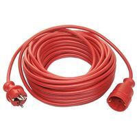 Schwabe Verlengkabel Vinyl H05VV-F3x1,5 rood 20m