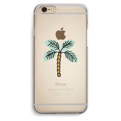 Palmboom: iPhone 6 / 6S Transparant Hoesje