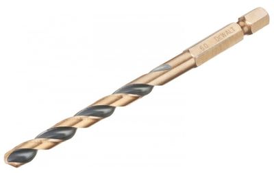 DeWalt Accessoires DT20607-QZ | Metaalboor | 5 mm | Impact black & gold | Hex - DT20606-QZ