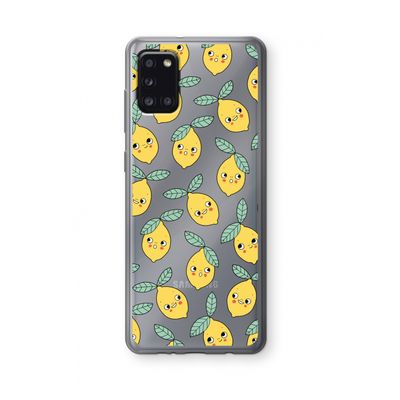 Citroenen: Samsung Galaxy A31 Transparant Hoesje