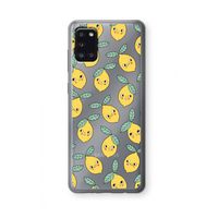 Citroenen: Samsung Galaxy A31 Transparant Hoesje