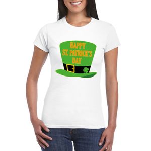 Happy St. Patricksday t-shirt wit dames