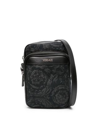 Versace sac porté épaule Barocco Athena - Noir