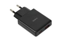 iBOX C-43 Slim GaN PD30W netlader, zwart