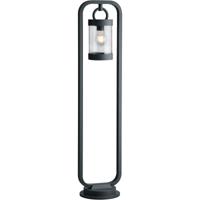 Buitenlamp LED Tuinverlichting met Dag- en Nachtsensor - IP44 Spatwaterdicht - E27 Fitting - Mat Antraciet Aluminium