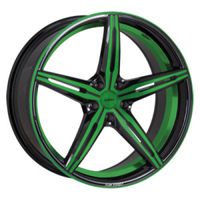 Oxigin 23 Diamond neon green polish - thumbnail