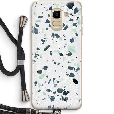 Terrazzo N°2: Samsung Galaxy J6 (2018) Transparant Hoesje met koord