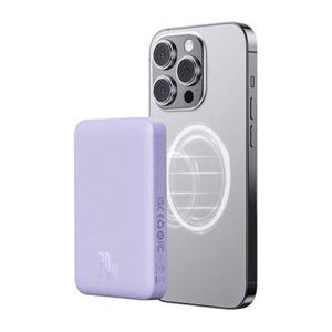 Baseus Mini Air Magnetische Draadloze Power Bank - 20W, 10000mAh - Paars