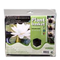 Velda Flexibel Vierkant Plantenmandje 18x18 cm - Fijnmazig, Duurzaam voor Gezonde Vijverflora