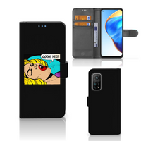 Xiaomi Mi 10T Pro | Mi 10T Wallet Case met Pasjes Popart Oh Yes - thumbnail