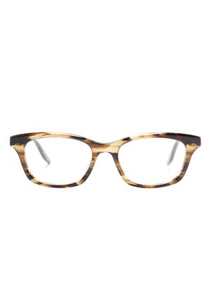 Barton Perreira lunettes de vue à effet écailles de tortue - Marron