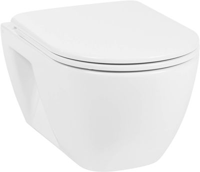 Ben Puro hangtoilet Xtra glaze+ Free flush inclusief zitting wit
