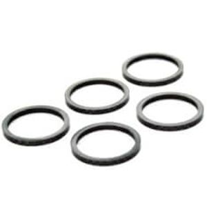 Spacers 28.6 mm 1-1/8 inch oversized 3 mm carbon 5 stuks 6500030