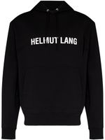 Helmut Lang hoodie à logo imprimé - Noir - thumbnail