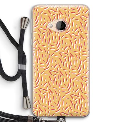 Camouflage: HTC U Play Transparant Hoesje met koord