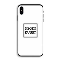 Negenduust vierkant: iPhone X Biologisch afbreekbaar hoesje